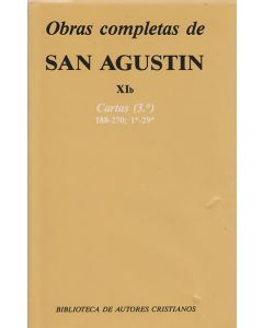 Obras completas de san agustín. xib: cartas (3.º): 188-270